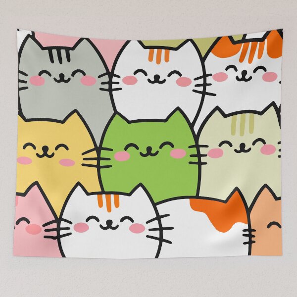 Item preview, Pyramid of Happy Cats: A Tower of Feline Joy designed and sold by Timegraf.