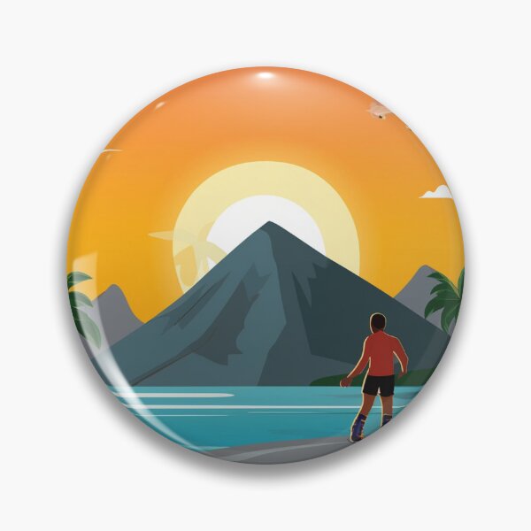 Item preview, Sunset in mountain view designed and sold by vectorillus.