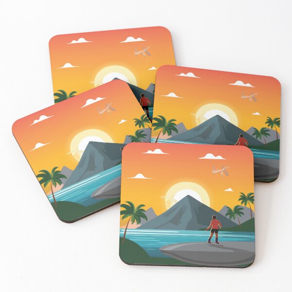 Item preview, Sunset in mountain view designed and sold by vectorillus.