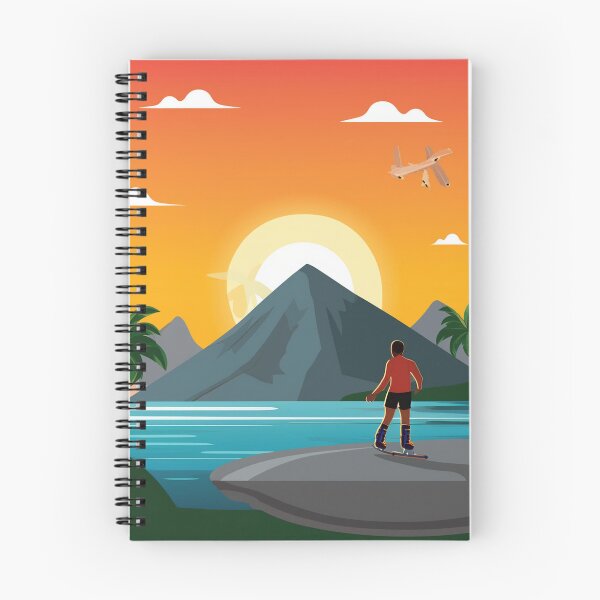 Item preview, Sunset in mountain view designed and sold by vectorillus.