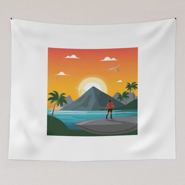 Item preview, Sunset in mountain view designed and sold by vectorillus.