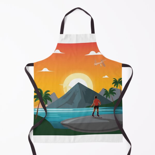 Item preview, Sunset in mountain view designed and sold by vectorillus.