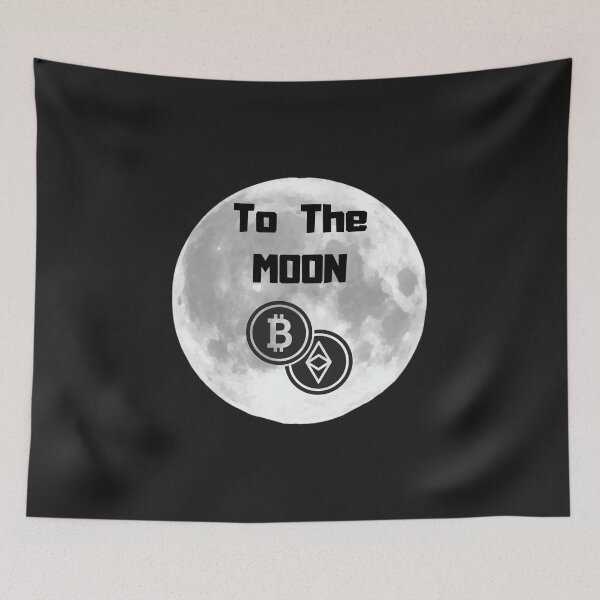 Item preview, Crypto To The Moon designed and sold by Mikuszyn.