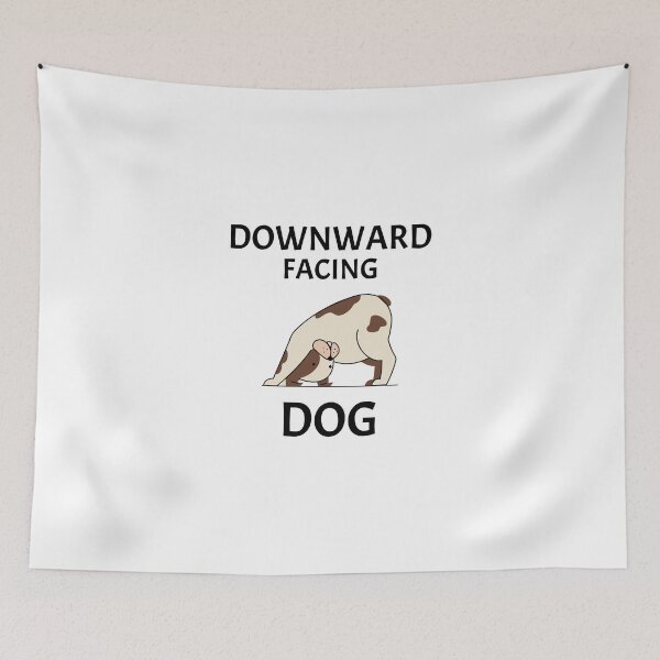 Item preview, DOWNWARD FACING DOG T-SHIRT designed and sold by PurifiedART.