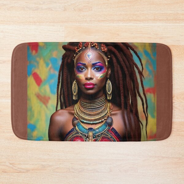 Item preview, Nigerian pretty young woman with dreadlocks designed and sold by tribal-fiction.