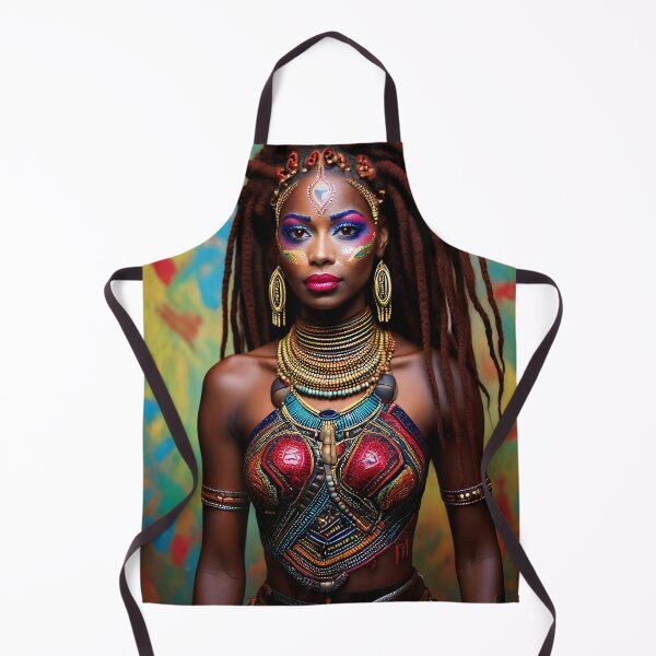 Item preview, Nigerian pretty young woman with dreadlocks designed and sold by tribal-fiction.