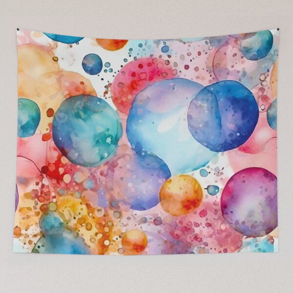 Item preview, Dreamy Bubble Watercolor Illustration 5 designed and sold by Tom-Johnson.