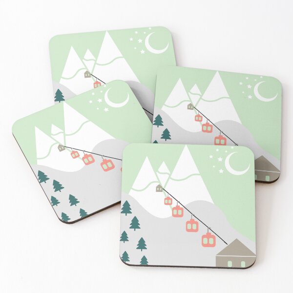 Item preview, Winter Ski Lift designed and sold by bunhuggerdesign.