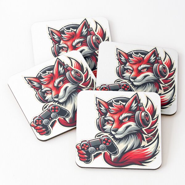 Item preview, Mascot Gaming Fox Art Design designed and sold by DesignHub.