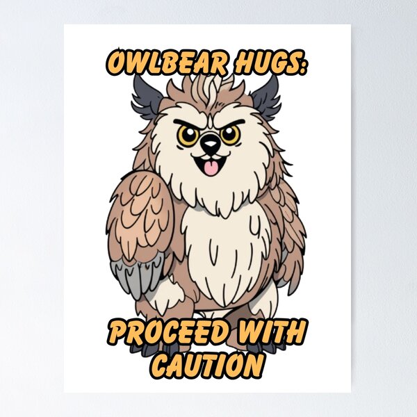 Item preview, Owlbear Hugs designed and sold by ShepardSmithy.