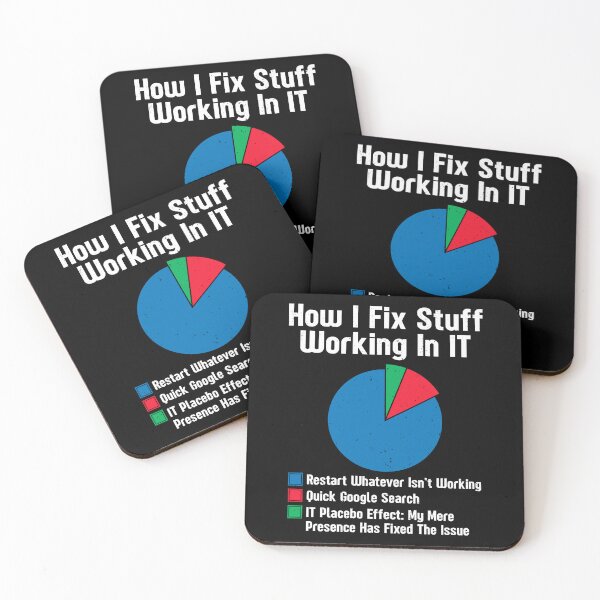 Item preview, How I Fix Stuff Working in It, Tech Support Geek Nerd designed and sold by Rahjihan.