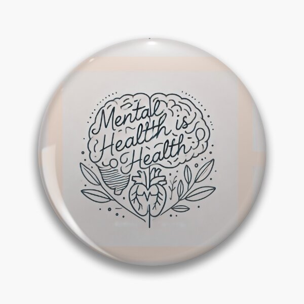 Item preview, Mental Health is Health designed and sold by Jonesetcetera.