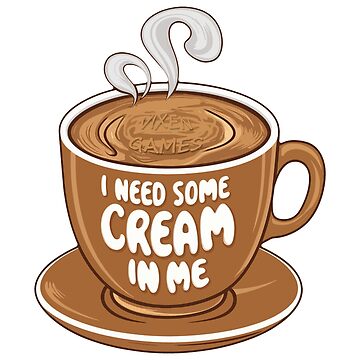 Artwork thumbnail, I need some cream in me coffee with cream cup by Vixen-Games