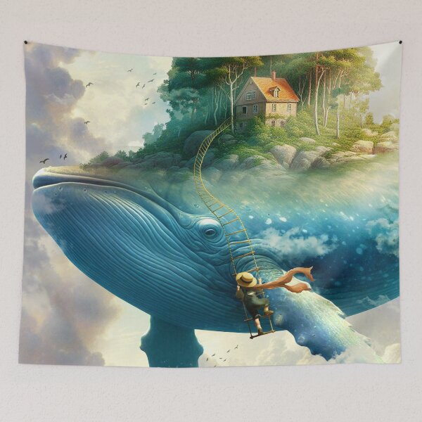 Item preview, Skybound Whales designed and sold by DVerissimo.