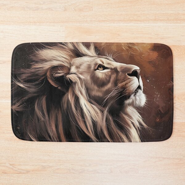 Item preview, Majestic Cosmic Lion - Fantasy Lion Art Print designed and sold by PrintableByZaah.