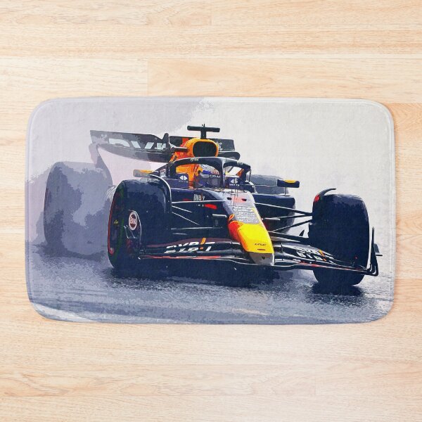 Item preview, Max Verstappen racing in the rain during the 2024 Brazilian Grand Prix at Interlagos designed and sold by Rodissimus1984.