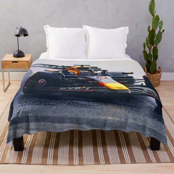 Item preview, Max Verstappen racing in the rain during the 2024 Brazilian Grand Prix at Interlagos abstract designed and sold by Rodissimus1984.