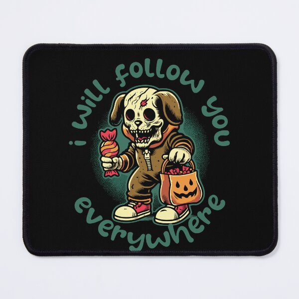 Item preview, Creepy Halloween Skeleton Dog Stalker designed and sold by LuminOrb.