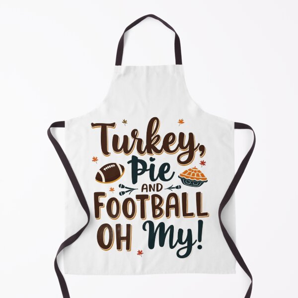 Item preview, Turkey Pie And Football Oh My Funny Thanksgiving Day Design designed and sold by UniqueDuoDesign.