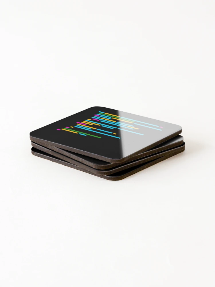 Thumbnail 4 of 5, Coasters (Set of 4), code programmer software developer designed and sold by Rahjihan.