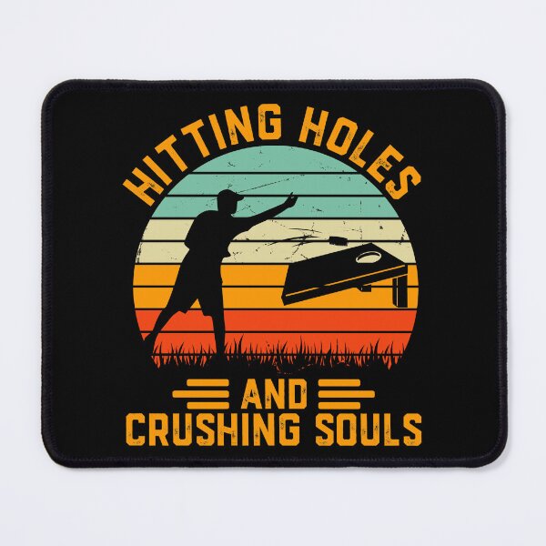 Item preview, Hitting Holes and Crushing Souls Funny Cornhole designed and sold by Rahjihan.