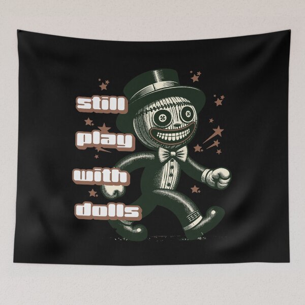 Item preview, Voodoo Doll Spooky Party Design Still Playing designed and sold by LuminOrb.