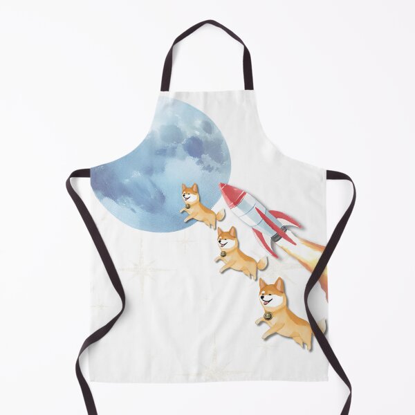 Item preview, Shiba Dogs Going to the Moon designed and sold by AyaJP.