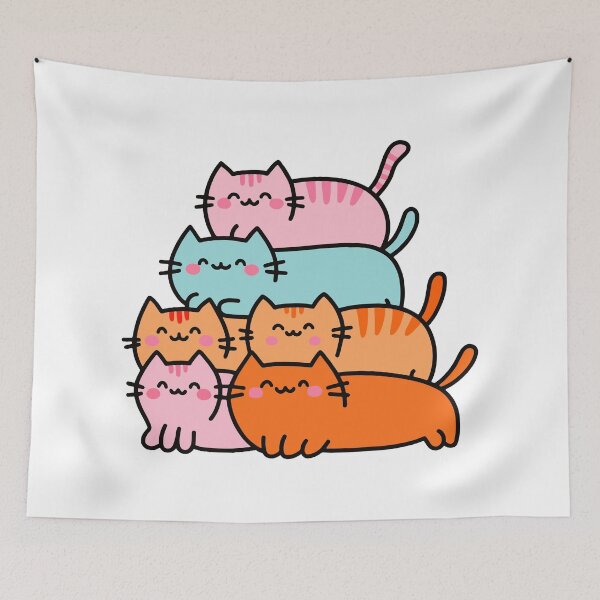 Item preview, Pyramid of Happy Cats: A Tower of Feline Joy designed and sold by Timegraf.