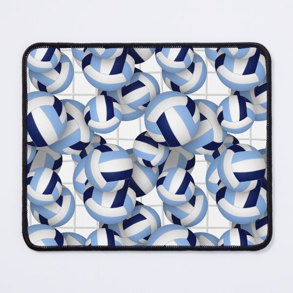 Item preview, Volleyballs and volleyball net pattern designed and sold by katzdzynes.