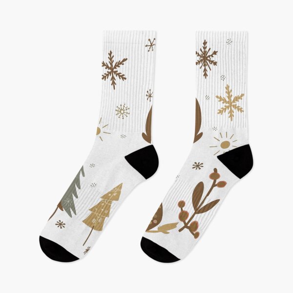 Item preview, Enchanted Forest Christmas | Deer and Snowflake Holiday Decor for Mugs, Stickers & Magnets designed and sold by HahaHandlesHub.