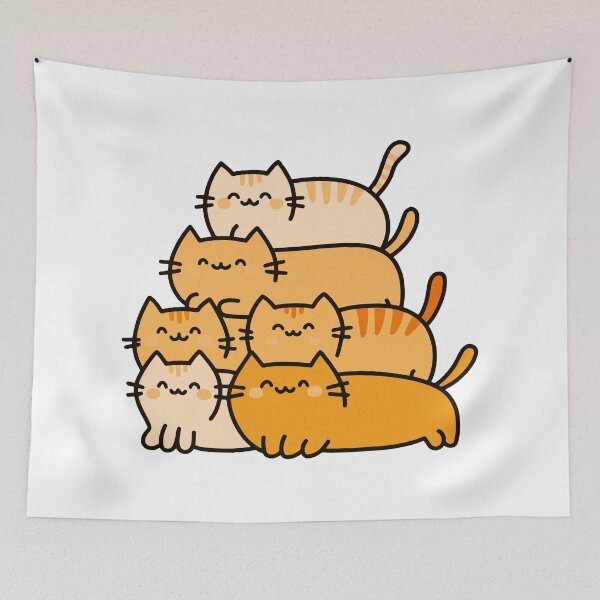 Item preview, Pyramid of Happy Cats: A Tower of Feline Joy designed and sold by Timegraf.