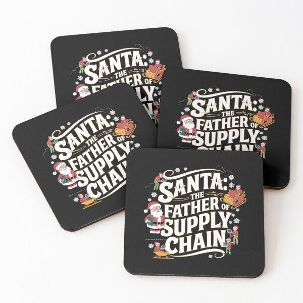 Item preview, Santa, the father and founder of supply chain, supply chain christmas designed and sold by NoetherSym.