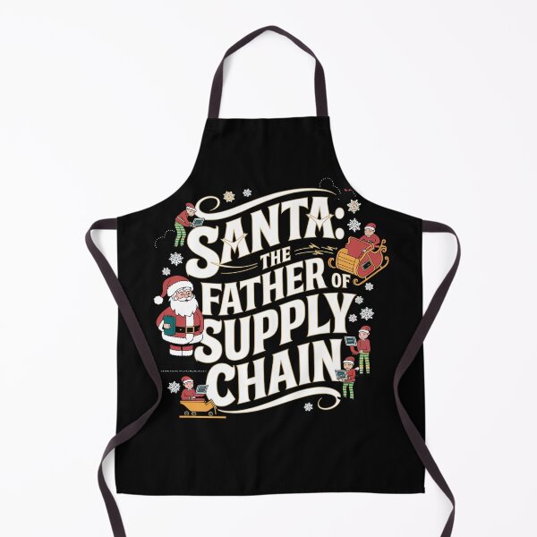 Item preview, Santa, the father and founder of supply chain, supply chain christmas designed and sold by NoetherSym.