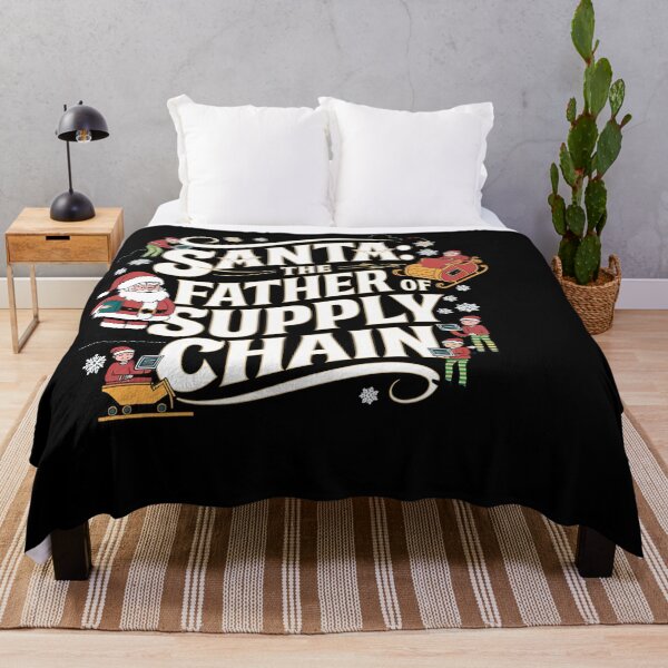 Item preview, Santa, the father and founder of supply chain, supply chain christmas designed and sold by NoetherSym.