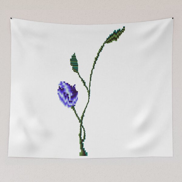 Item preview, Vaporwave pixel flower designed and sold by Iwanttosellok.