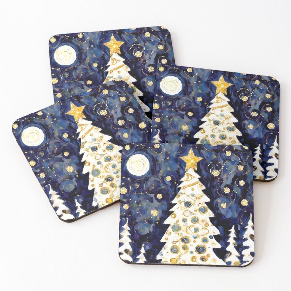 Item preview, Winter Christmas Holiday Tree designed and sold by TheDarkWardrobe.