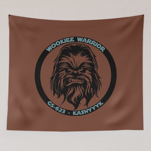 Item preview, wookiee warrior designed and sold by BrainiacLogo.