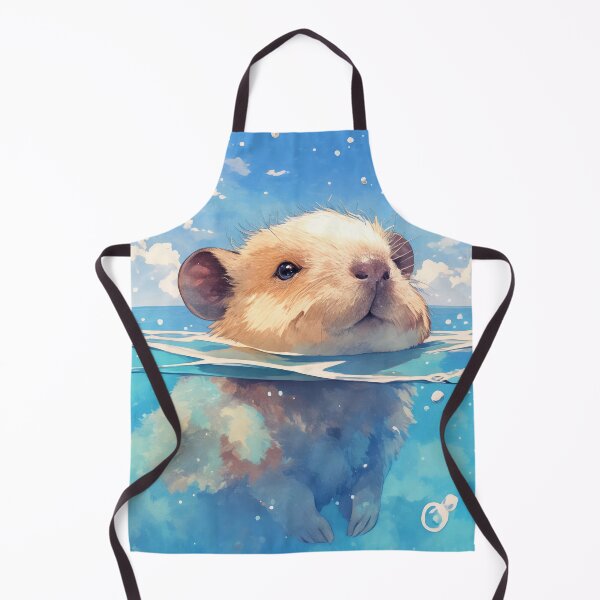 Item preview, Capybara Watery Wonderland designed and sold by AshiraCreations.