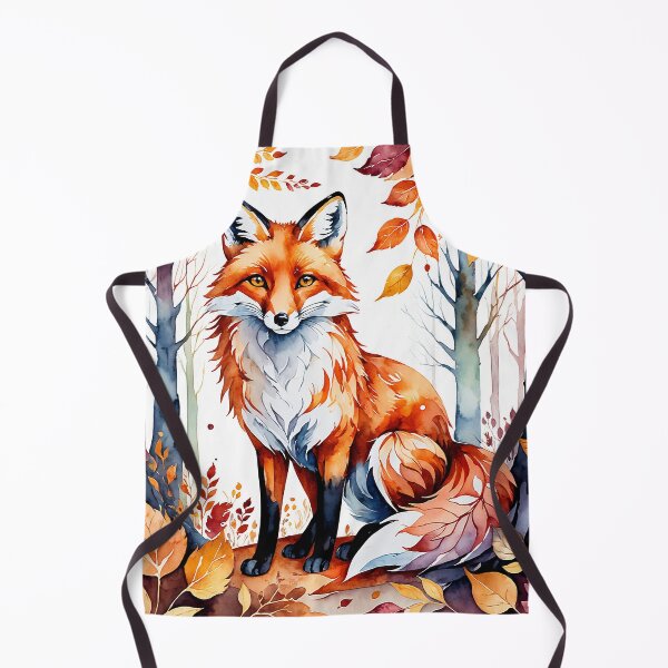 Item preview, Autumn fox in forest designed and sold by Moonde04.