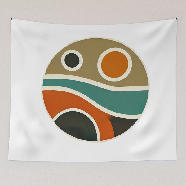 Item preview, Mid-century modern geometric art designed and sold by Jonesetcetera.