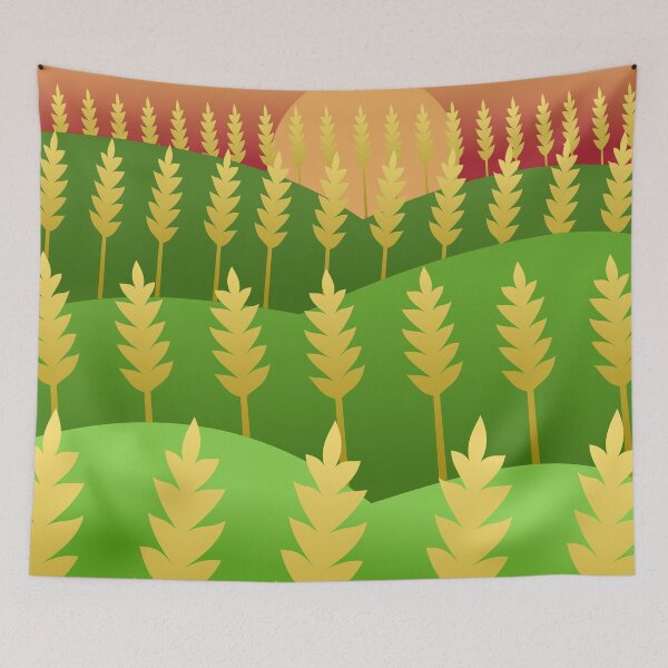 Item preview, Golden Wheat Field designed and sold by Alldaydreamlong.