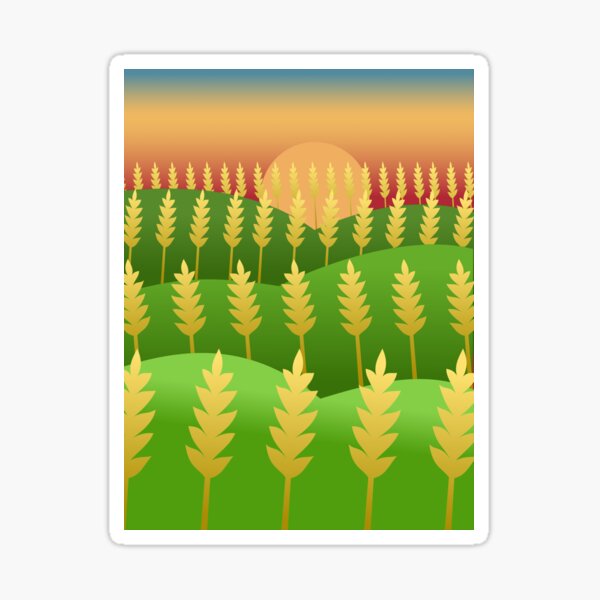 Item preview, Golden Wheat Field designed and sold by Alldaydreamlong.