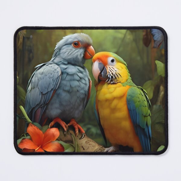 Item preview, Parrots In Jungle | Animal Art | Jungle Design | Colourful Digital Art designed and sold by Creative-Empire.