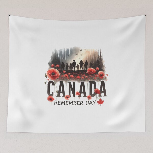 Item preview, Canada Remember Day, Minimalist poppy Canada Remember Day designed and sold by vectcd.