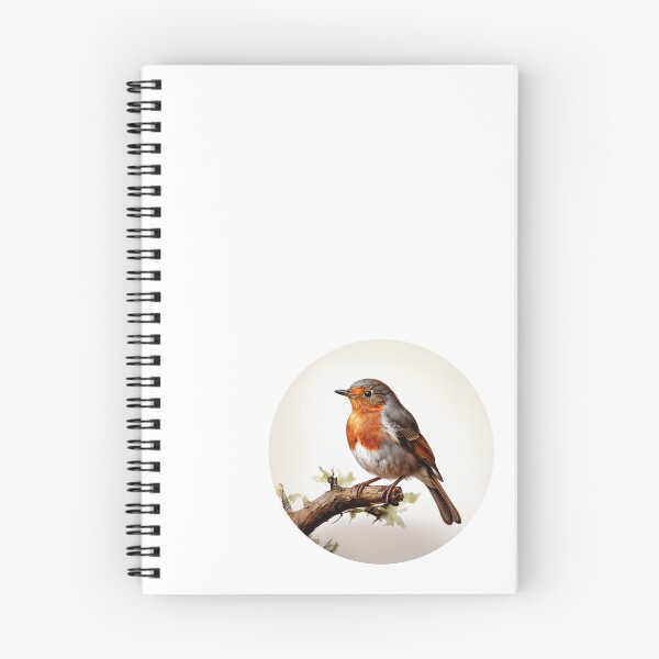 Item preview, Robin sitting on branch designed and sold by addesignvlbg.