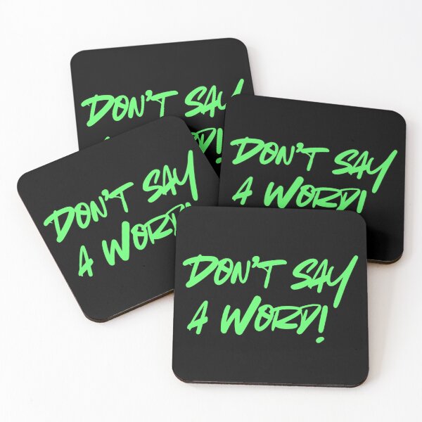 Item preview, Don’t say a word! designed and sold by Kid Wits Ink  "Wise enough to leave a lasting impression!".