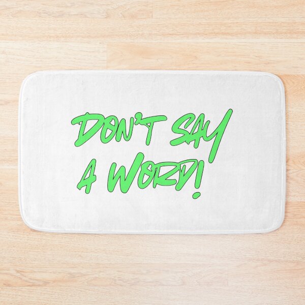 Item preview, Don’t say a word! designed and sold by Kid Wits Ink  "Wise enough to leave a lasting impression!".