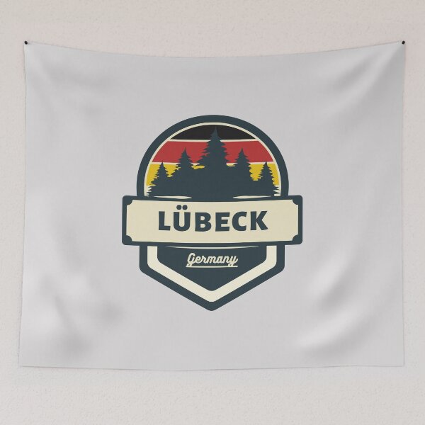 Item preview, Lübeck Germany Retro Vintage Badge designed and sold by World Designs.