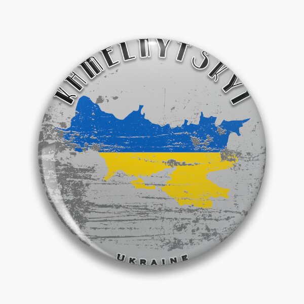 Item preview, Khmelnytskyi Ukraine Flag Worn  designed and sold by World Designs.