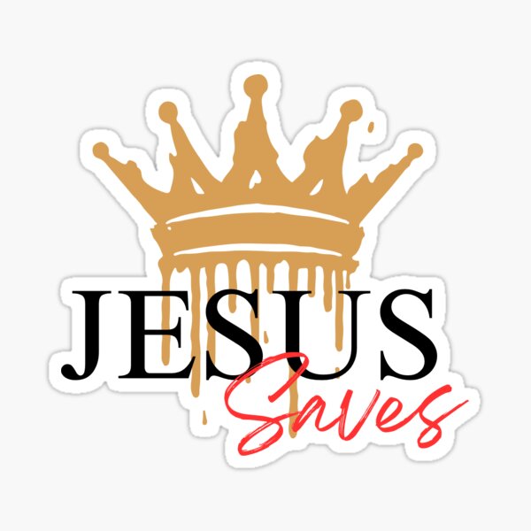 Item preview, Jesus Saves designed and sold by CcgDesign.
